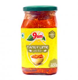 9am Tangy Lime Pickle   Glass Jar  400 grams